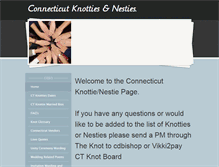 Tablet Screenshot of ctknottiesnesties.weebly.com