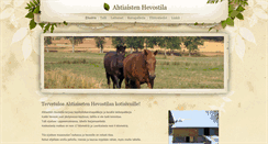 Desktop Screenshot of ahtiastenhevostila.weebly.com