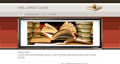 Desktop Screenshot of mrsajonesclass.weebly.com