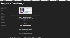 Desktop Screenshot of diagnosticparasitology.weebly.com