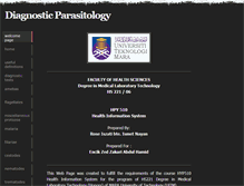 Tablet Screenshot of diagnosticparasitology.weebly.com