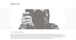 Desktop Screenshot of helpuslead.weebly.com