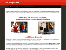Tablet Screenshot of dietweightloss.weebly.com