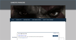 Desktop Screenshot of gamersmania.weebly.com