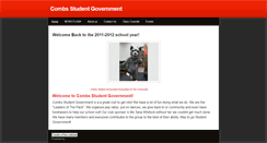 Desktop Screenshot of combsstudentcouncil.weebly.com