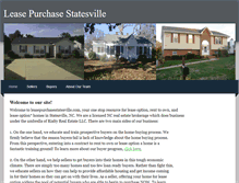 Tablet Screenshot of leasepurchasestatesville.weebly.com