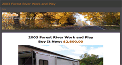 Desktop Screenshot of 2003forestriverworkandplay.weebly.com