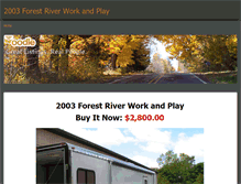 Tablet Screenshot of 2003forestriverworkandplay.weebly.com