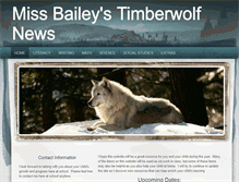 Tablet Screenshot of missbaileysclass.weebly.com