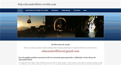 Desktop Screenshot of educandoelfisico.weebly.com