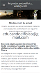 Mobile Screenshot of educandoelfisico.weebly.com