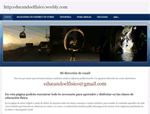 Tablet Screenshot of educandoelfisico.weebly.com