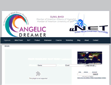 Tablet Screenshot of angelicdreamer.weebly.com