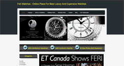 Desktop Screenshot of feriwatches.weebly.com