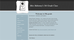 Desktop Screenshot of missmahoneyexplorer.weebly.com