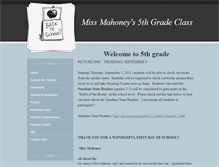 Tablet Screenshot of missmahoneyexplorer.weebly.com