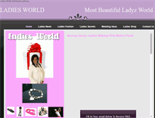 Tablet Screenshot of mostbeautifulladiesintheworld.weebly.com