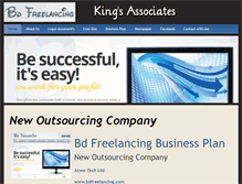 Tablet Screenshot of bdfreelancingkingsassociates.weebly.com