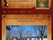 Tablet Screenshot of burroakfamilyresort.weebly.com