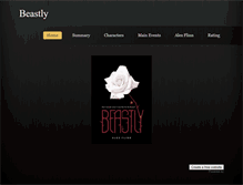 Tablet Screenshot of beastlybookproject.weebly.com