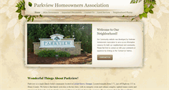 Desktop Screenshot of parkviewhoa.weebly.com