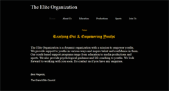 Desktop Screenshot of eliteorganization.weebly.com
