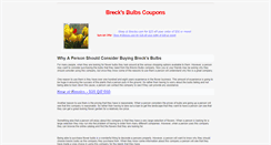 Desktop Screenshot of brecksbulbs.weebly.com
