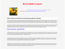 Tablet Screenshot of brecksbulbs.weebly.com
