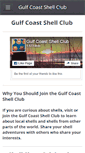 Mobile Screenshot of gulfcoastshellclub.weebly.com