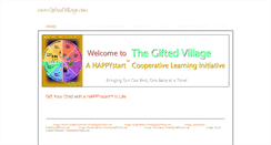 Desktop Screenshot of giftedvillage.weebly.com