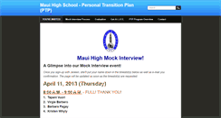 Desktop Screenshot of mauihighptp.weebly.com