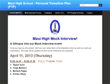 Tablet Screenshot of mauihighptp.weebly.com