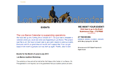 Desktop Screenshot of losbanoscalendar.weebly.com