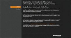 Desktop Screenshot of meghatextiles.weebly.com