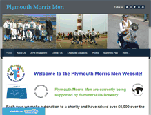 Tablet Screenshot of plymouthmorrismen.weebly.com