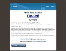 Tablet Screenshot of gracefusion.weebly.com
