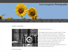 Tablet Screenshot of lisalivingstonphotography.weebly.com