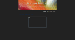 Desktop Screenshot of macbook-pro-free.weebly.com