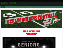Tablet Screenshot of berlinindiansfootball.weebly.com