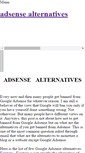 Mobile Screenshot of adsensealternatives.weebly.com