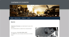 Desktop Screenshot of chapmansofcoventry.weebly.com