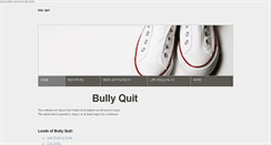 Desktop Screenshot of bullyquit.weebly.com