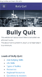 Mobile Screenshot of bullyquit.weebly.com