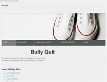 Tablet Screenshot of bullyquit.weebly.com