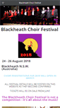 Mobile Screenshot of blackheathchoirfestival.weebly.com