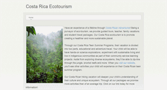 Desktop Screenshot of costa-rica-hiking-adventure.weebly.com