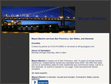 Tablet Screenshot of mayanelectric.weebly.com