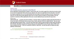 Desktop Screenshot of federalgrants.weebly.com