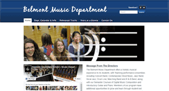 Desktop Screenshot of belmontmusic.weebly.com
