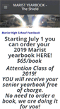 Mobile Screenshot of maristhsyearbook.weebly.com